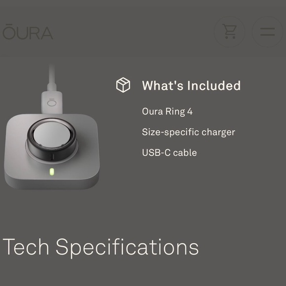 NEW Oura - Ring 4 - Smart Ring - Size 8- Rose Gold - (2024) - Picture 10 of 10